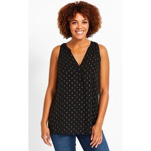 JOIE |‎ Black and Gold Detail Layered Silk Sleeveless Top Tank Sz. Small